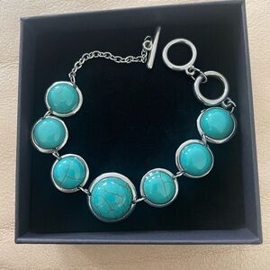 Turquoise Silver Bracelet
